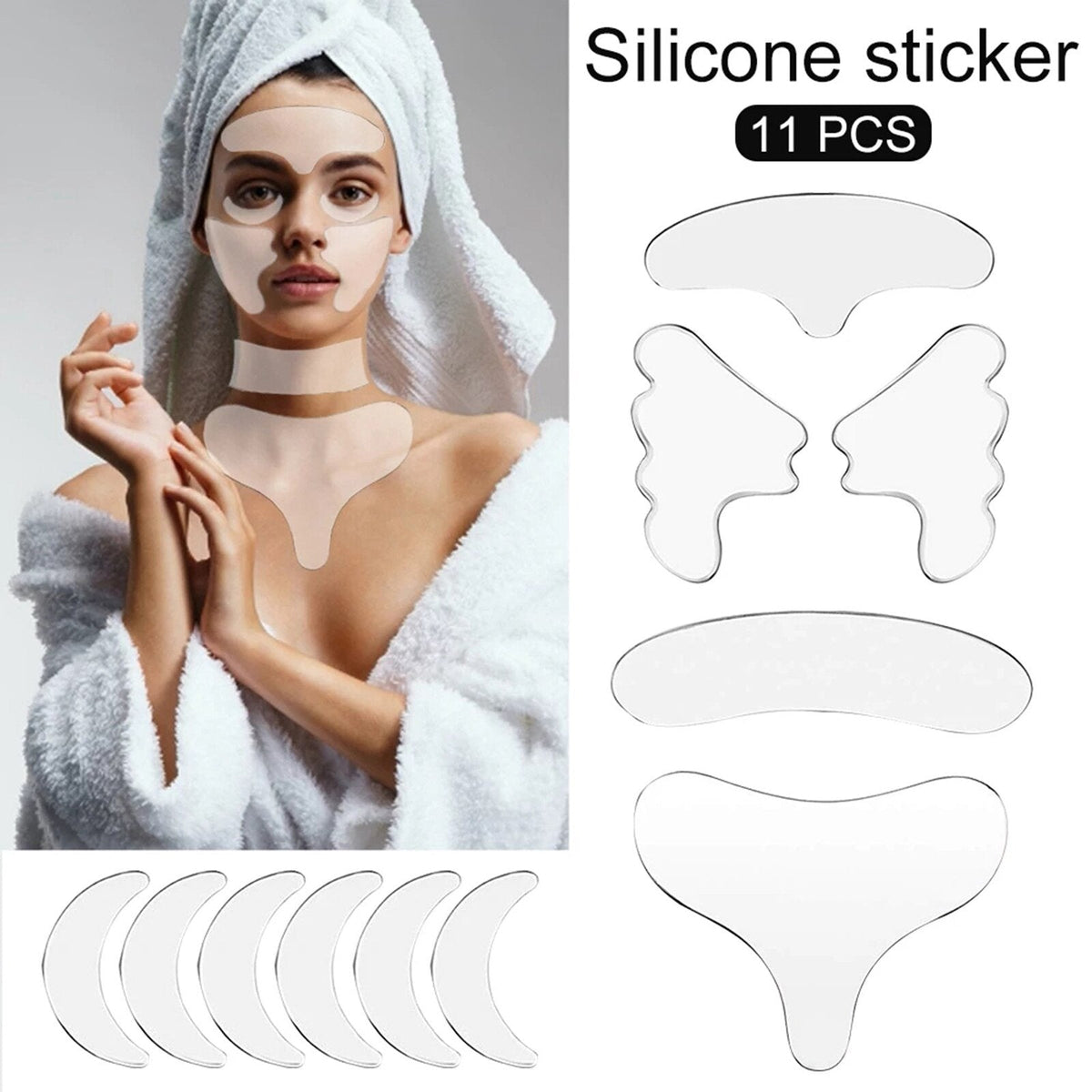 Reusable Silicone Anti-Wrinkle Patches