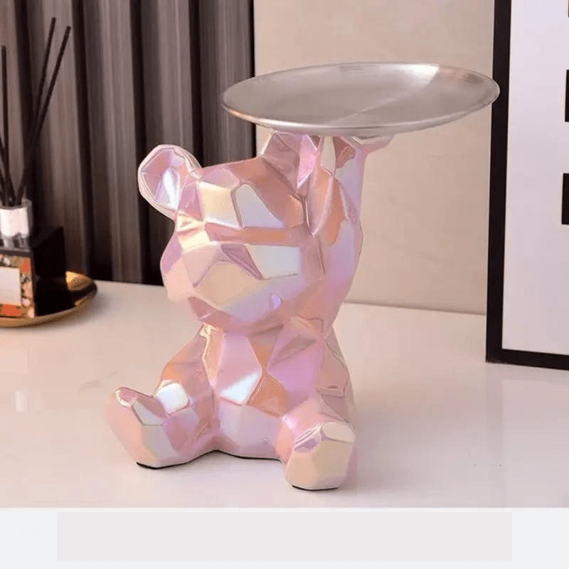 Geometric Bear for stylish organization and storage