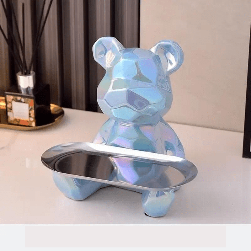 Geometric Bear for stylish organization and storage
