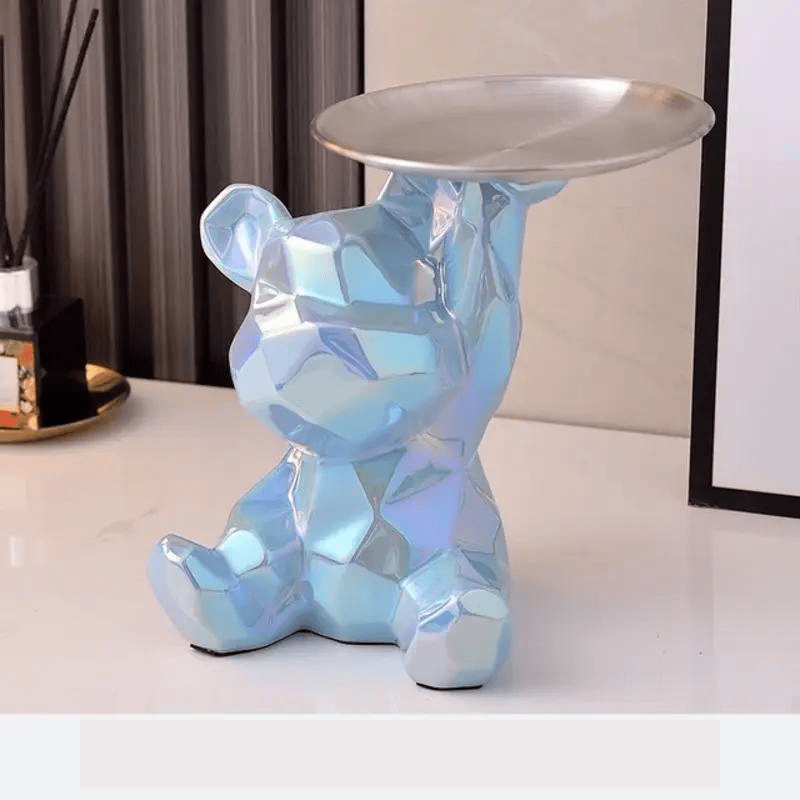 Geometric Bear for stylish organization and storage