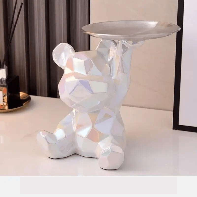 Geometric Bear for stylish organization and storage