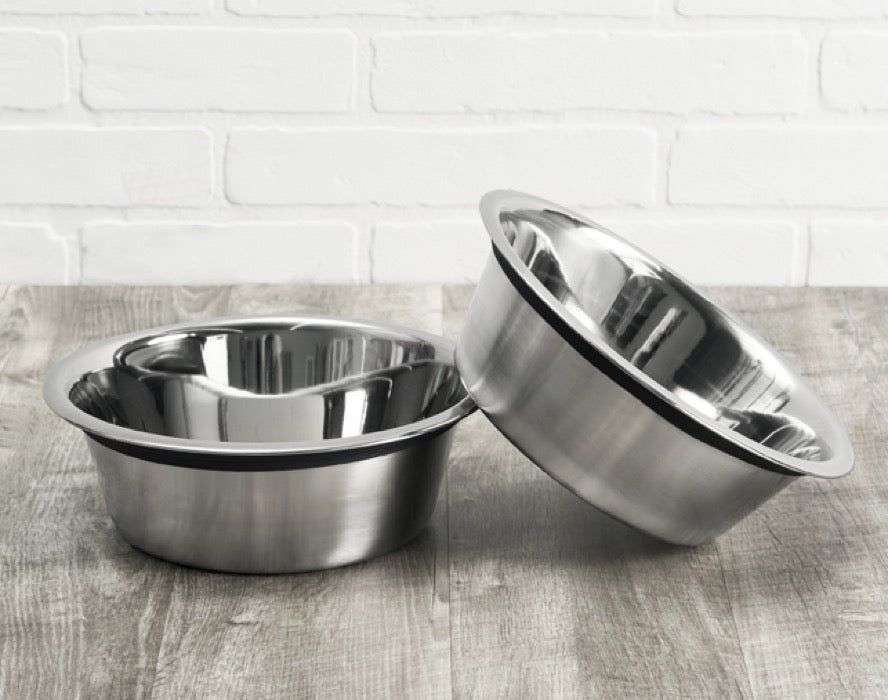 Extra Bowl Set – Human-Grade 304 Stainless Steel Dog Bowls, Set of 2