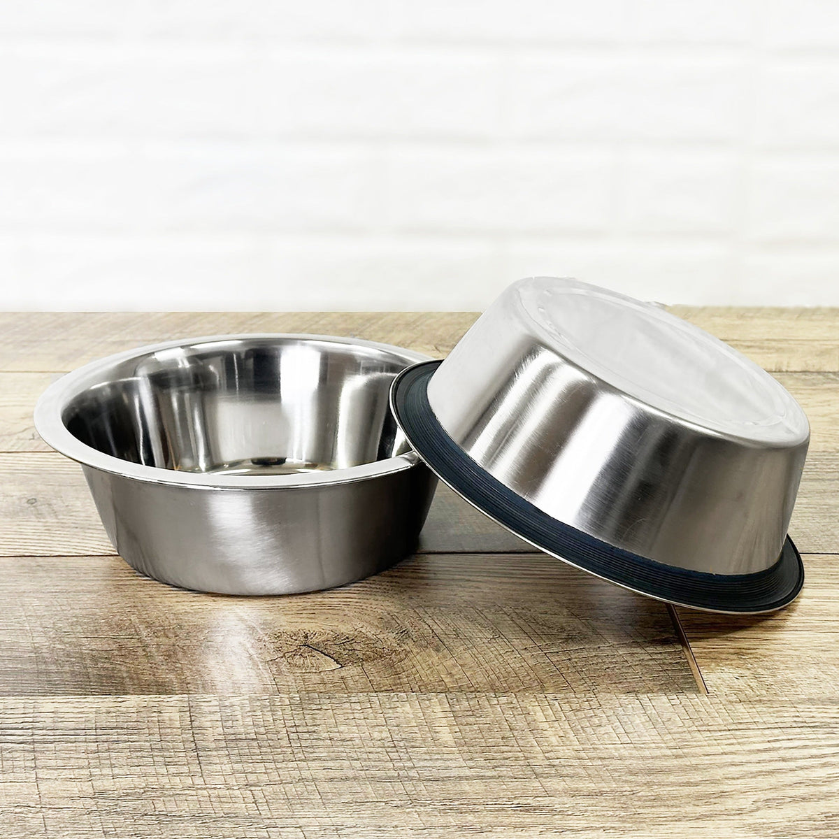 Extra Bowl Set – Human-Grade 304 Stainless Steel Dog Bowls, Set of 2