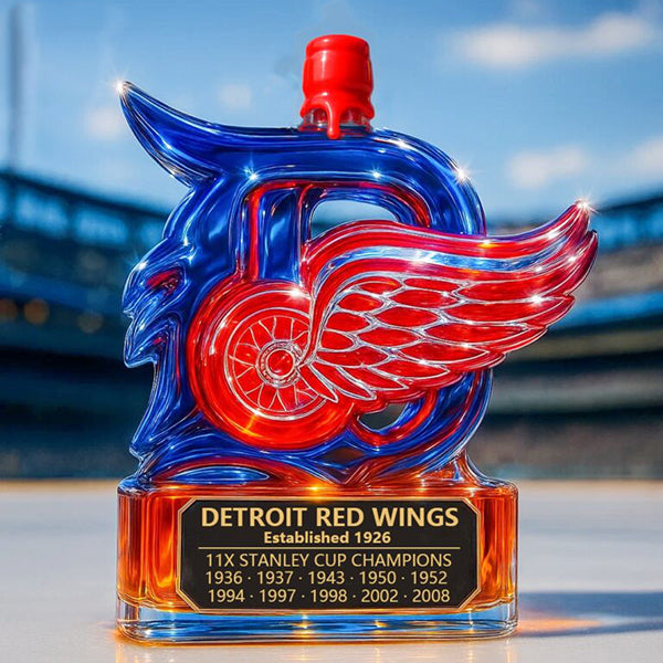 Commemorative Hockey Trophy With Crown And Wings Design