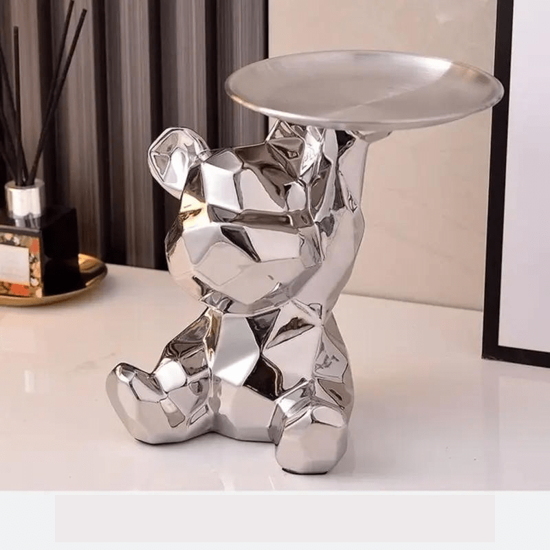 Geometric Bear for stylish organization and storage