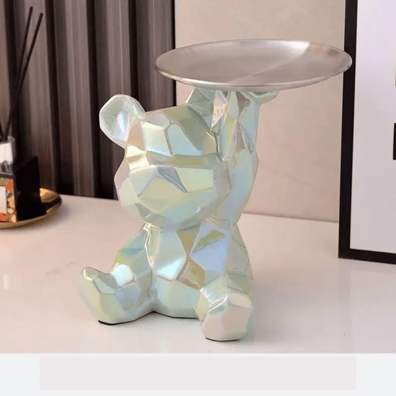 Geometric Bear for stylish organization and storage