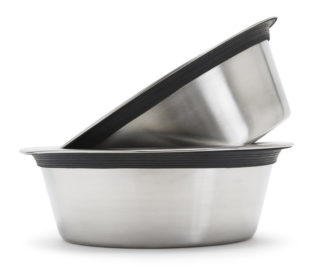Extra Bowl Set – Human-Grade 304 Stainless Steel Dog Bowls, Set of 2