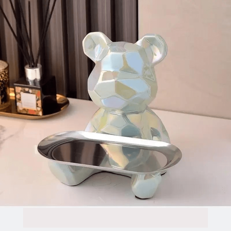 Geometric Bear for stylish organization and storage