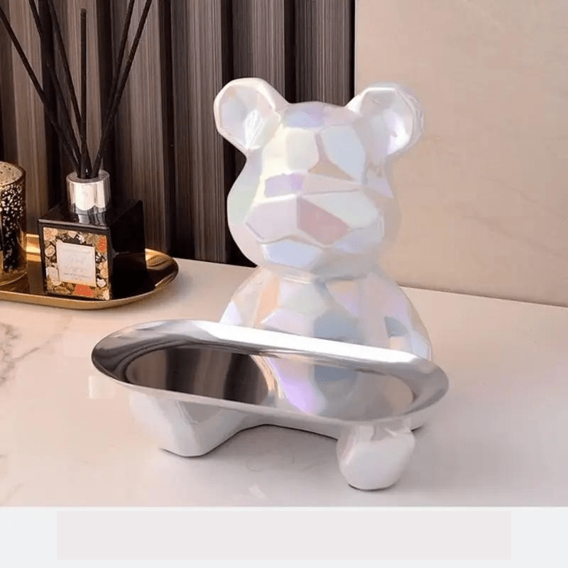 Geometric Bear for stylish organization and storage