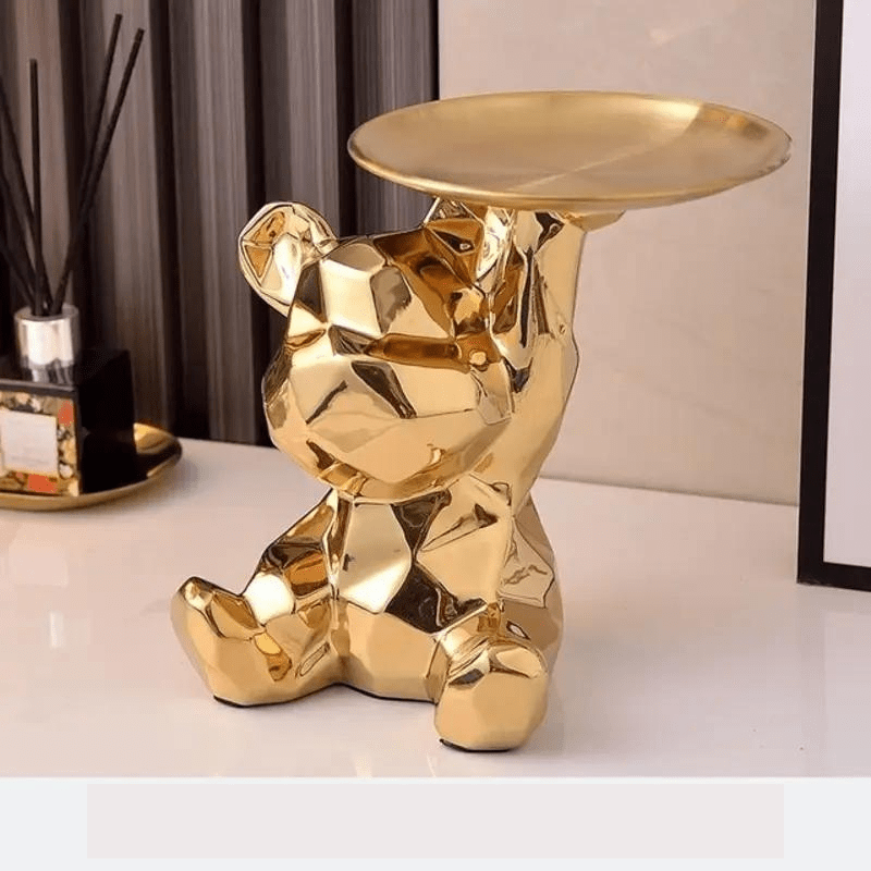 Geometric Bear for stylish organization and storage