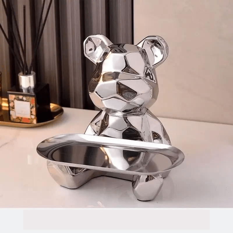Geometric Bear for stylish organization and storage