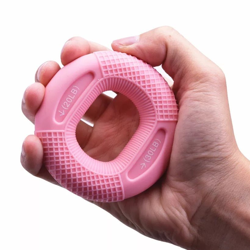 Silicone Grip Rings – Hand Grip Strengthener with Two Resistance Levels