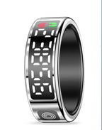 Smart Health Monitoring Ring – Heart Rate, Blood Oxygen & Multi-Sport Tracking in a Sleek Waterproof Design