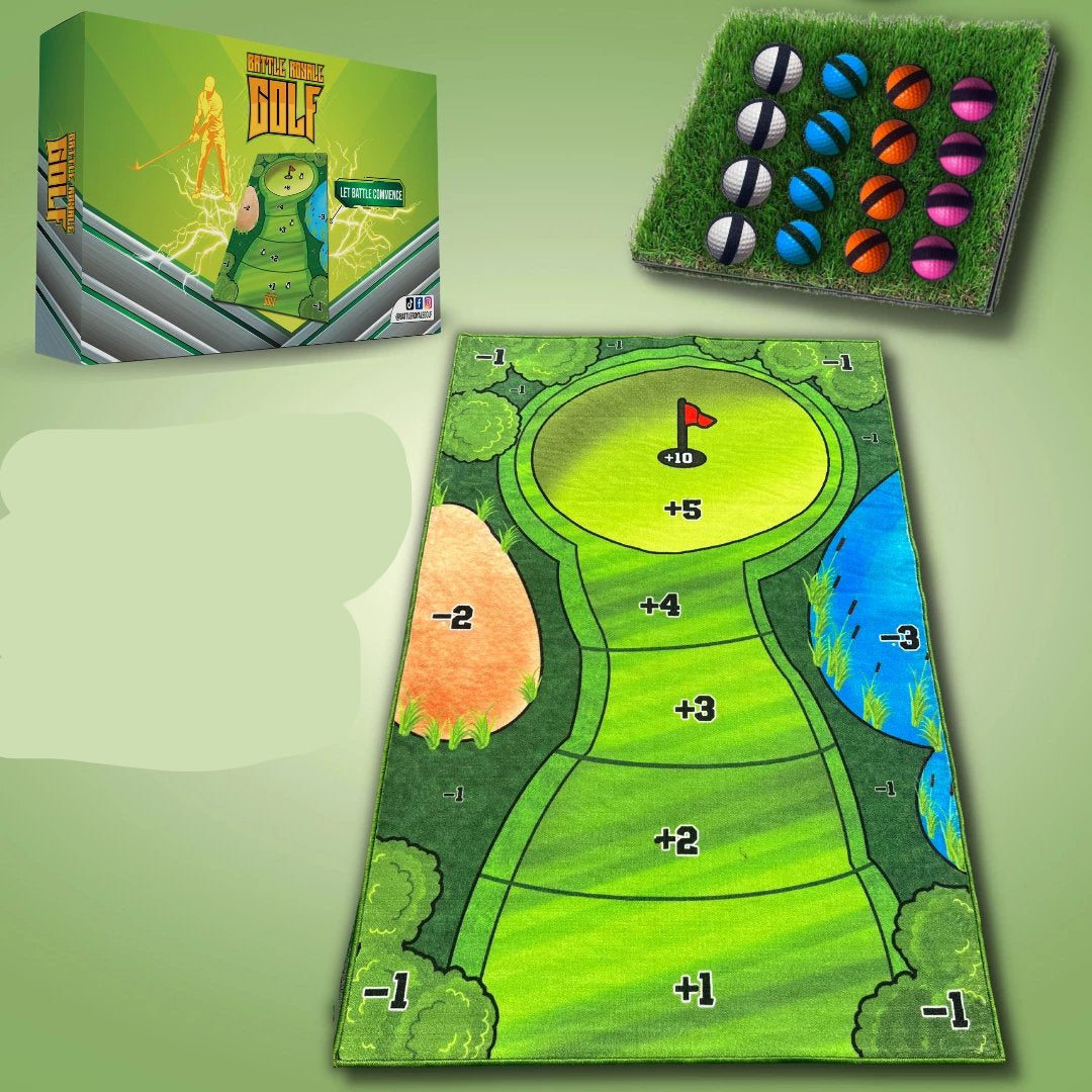 Sticky Golf Game - Mini Casual Golf Game Set, Auxiliary Practice to Improve Golf Skills Props Suitable for Indoor Outdoor
