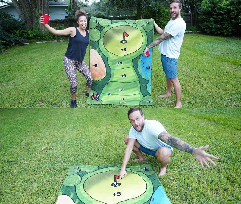 Sticky Golf Game - Mini Casual Golf Game Set, Auxiliary Practice to Improve Golf Skills Props Suitable for Indoor Outdoor