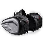 Universal Frameless Motorcycle Saddlebags – Expandable 36–58 L Throw-Over Pair