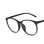 Transparent Anti Blue Light Computer Glasses Round for Women