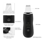 Ultrasonic Skin Scrubber & Face Spatula with Nano Mist Sprayer