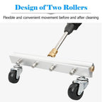 Undercarriage Pressure Washing Attachment - Under Car Washer with Swivel Wheels