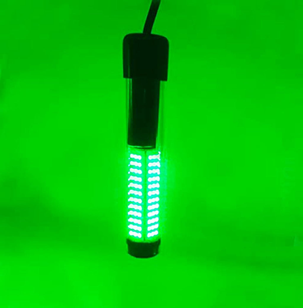 Underwater Night Fishing Light – Green LED Fish Attracting Light, 12 V Battery Clips & USB Lead (6.5 W)