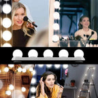 Vanity Mirror Portable Light Bulbs - Cordless with LED Bulbs Makeup Light