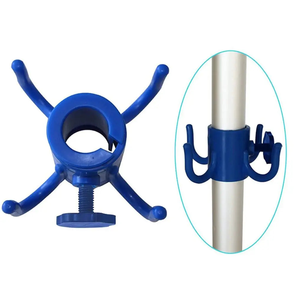 Beach Umbrella Hook with Four Prongs – Multi-Hanger Rack for Towels, Bags, Hats, Sunglasses on Outdoor Camping Trips & Vacations