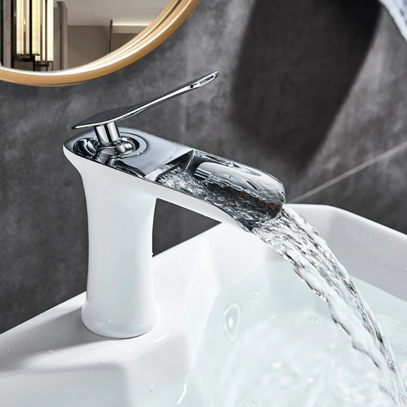 Modern Waterfall Bathroom Tap – Stylish Design & Elegant Water Flow