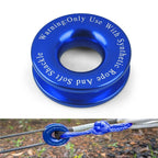 Winch Snatch Block for Synthetic Rope Recovery Ring - Ring for Soft Shackle and Synthetic Rope