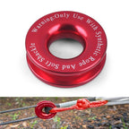 Winch Snatch Block for Synthetic Rope Recovery Ring - Ring for Soft Shackle and Synthetic Rope